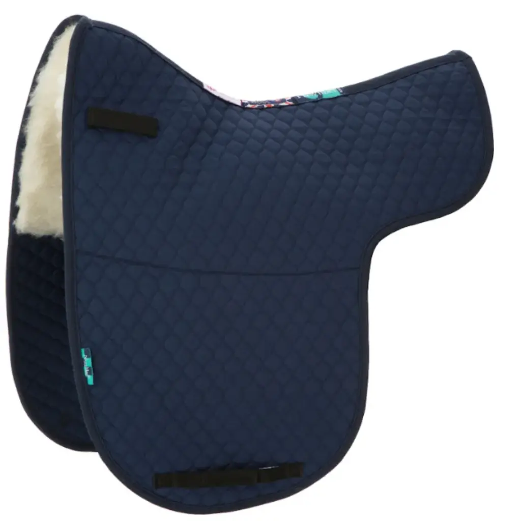 Griffin Nuumed Half Wool Dressage Numnah Navy Blue