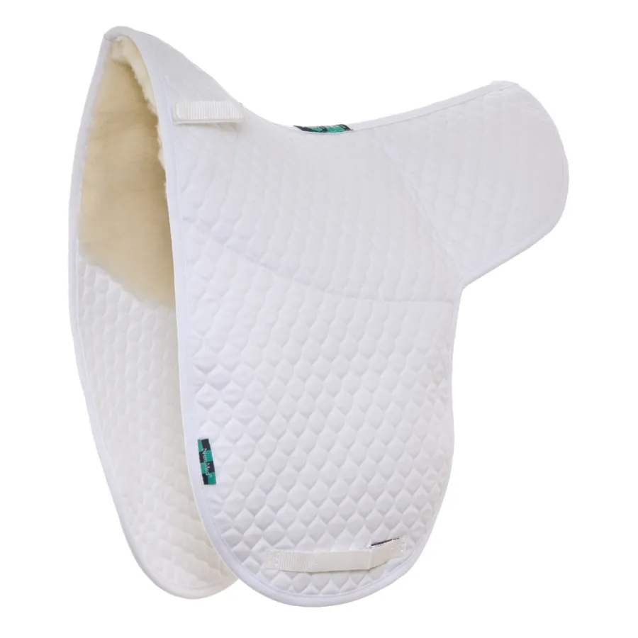 Griffin Nuumed Half Wool Dressage Numnah white Dressage Numnah