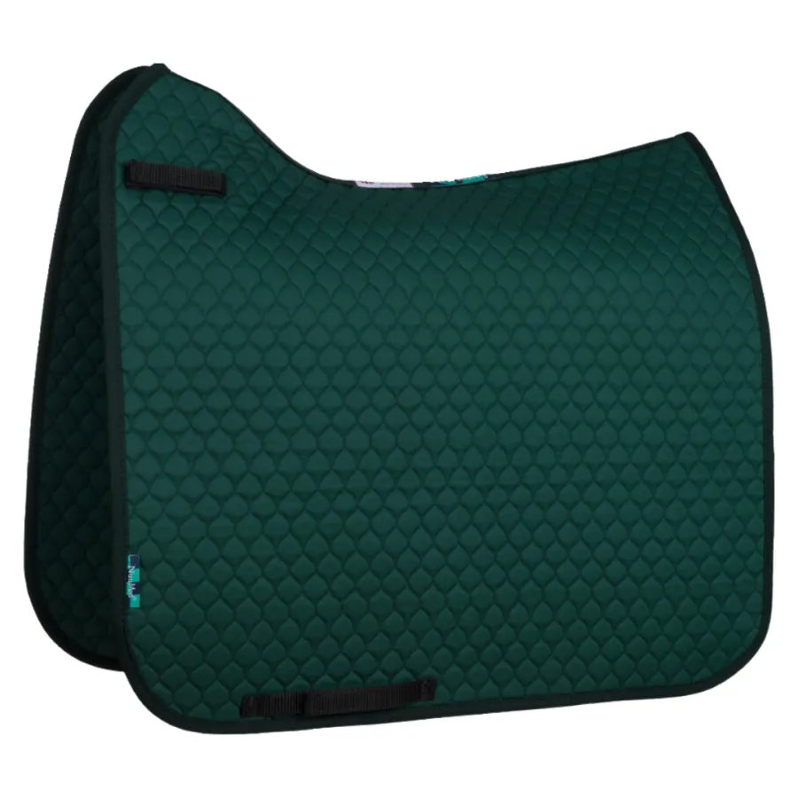 Griffin NuuMed Quilt Dressage Saddlepad Bottle Green