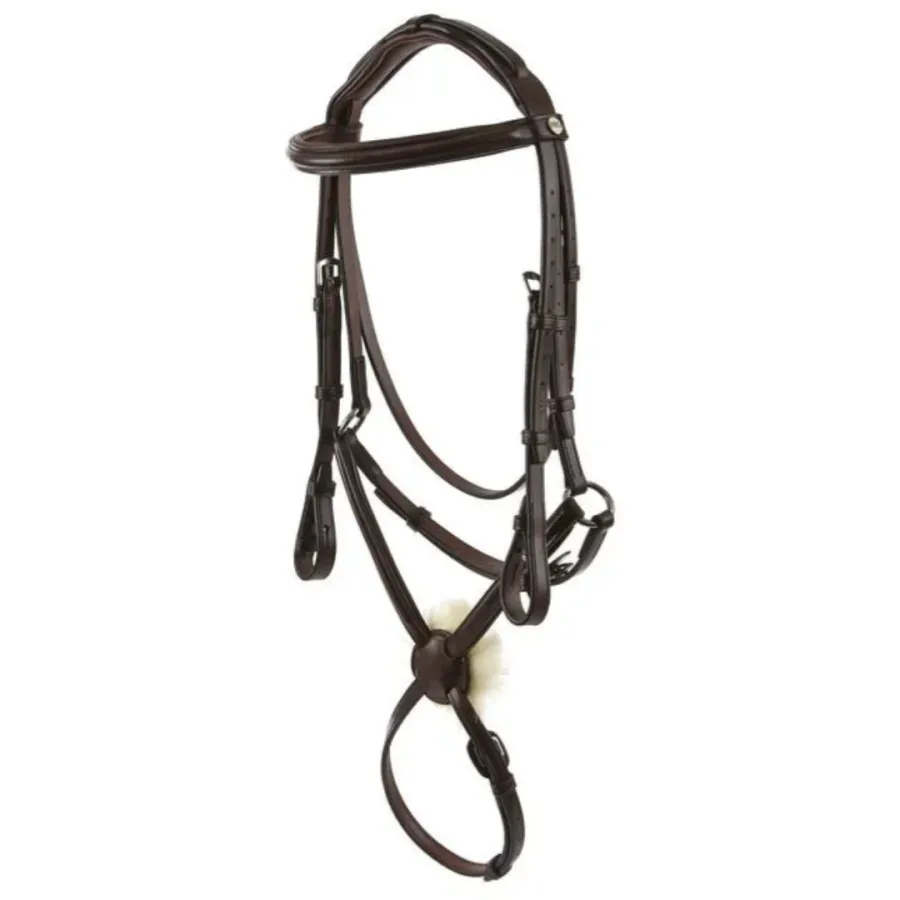 Jeffries Wembley Pro Bridle with Mexican Grackle Noseband