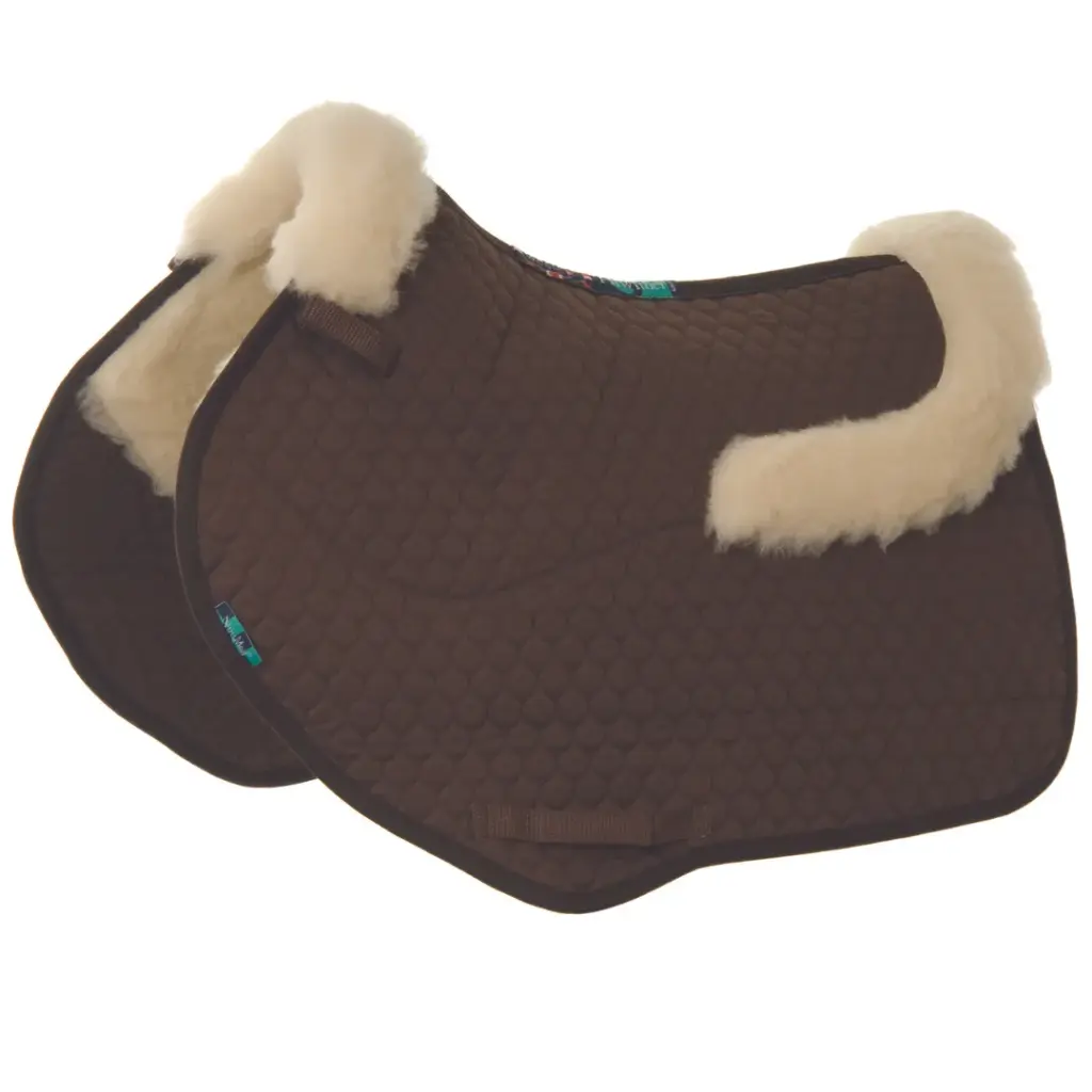 Griffin NuuMed Half Wool Close Contact Saddlepad with Collars